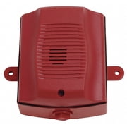 System Sensor HRK Outdoor Selectacble Horn, Weatherproof, Red, 12/24Vdc
