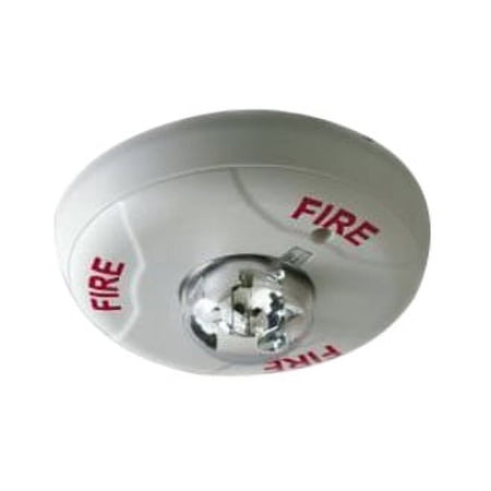 System Sensor SCW Ceiling Mount Plug-In Fire Alarm Signal Strobe, White