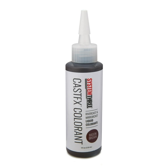 System Three Castfx Crescent Liquid Colorant  Mason Brown  4 Ounces