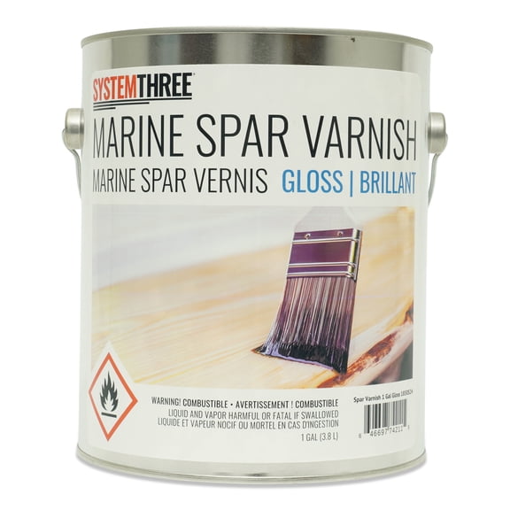System Three Marine Spar Varnish, Gloss, Gallon