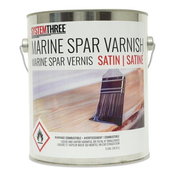 System Three Marine Spar Varnish, Satin, Gallon