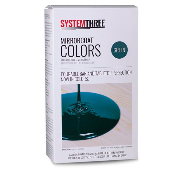 System Three MirrorCoat Colors Finish Kit, 12 oz. (Green)
