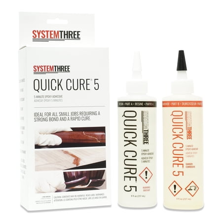 System Three Quick Cure 5 Epoxy Adhesive, Pint Kit