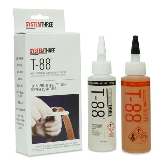 System Three T-88 Epoxy Adhesive, 1/2 Pint Kit