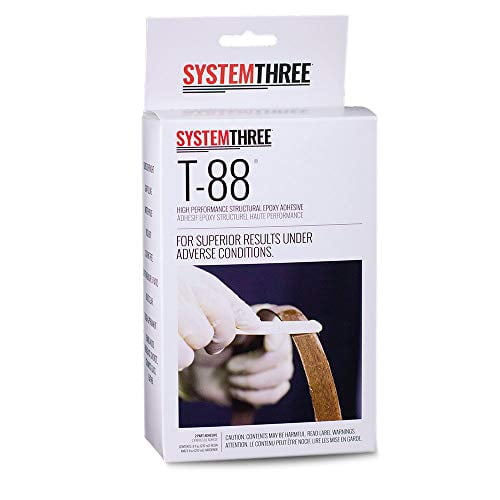 System Three T-88 Epoxy Adhesive, 1 Pt Bottle, Amber$$Tools & Hardware Other