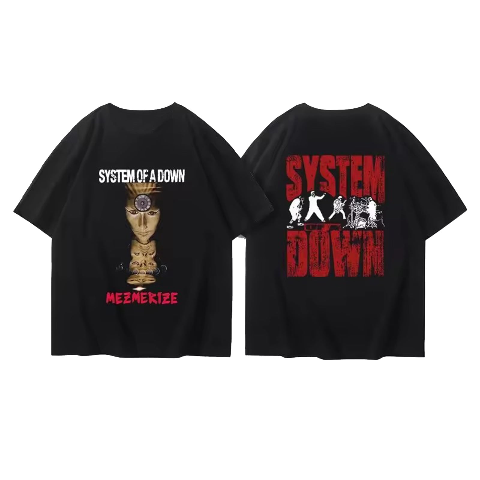 System Of A Down T Shirt Pharoah Band Logo Nuovo Ufficiale Uomo