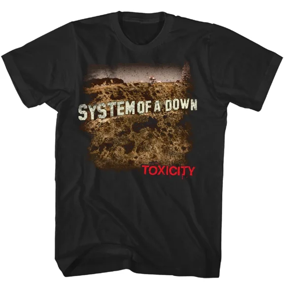 System of a Down Toxicity T Shirt Mens Rock and Roll Music Band Tee New Black | eBay