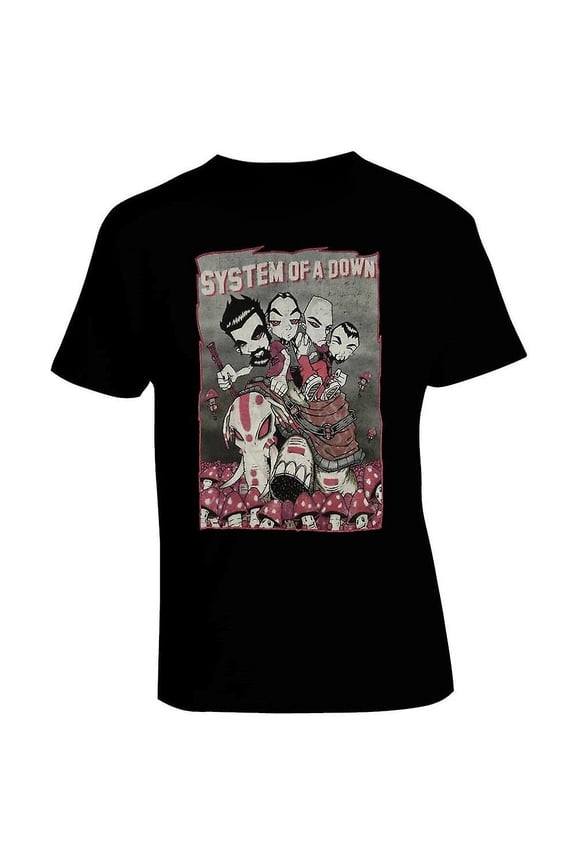 System of a down mushrooms t-shirt