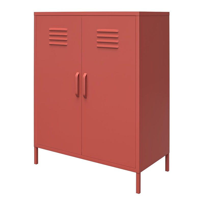 SystemBuild Bonanza 2 Door Metal Locker Storage Cabinet in