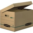 thumbnail image 1 of Bankers Box® Systematic™ Standard-Duty Storage Boxes With Attached Lids And Built-In Handles, Letter/Legal Size, 10" x 1, 1 of 6
