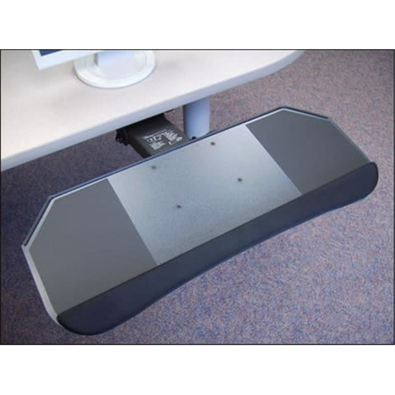 Systematix DPPLFSS21T 27 in. Slimline All-in-One Phenolic Keyboard Platform & Lever Free Sit-Stand Arm