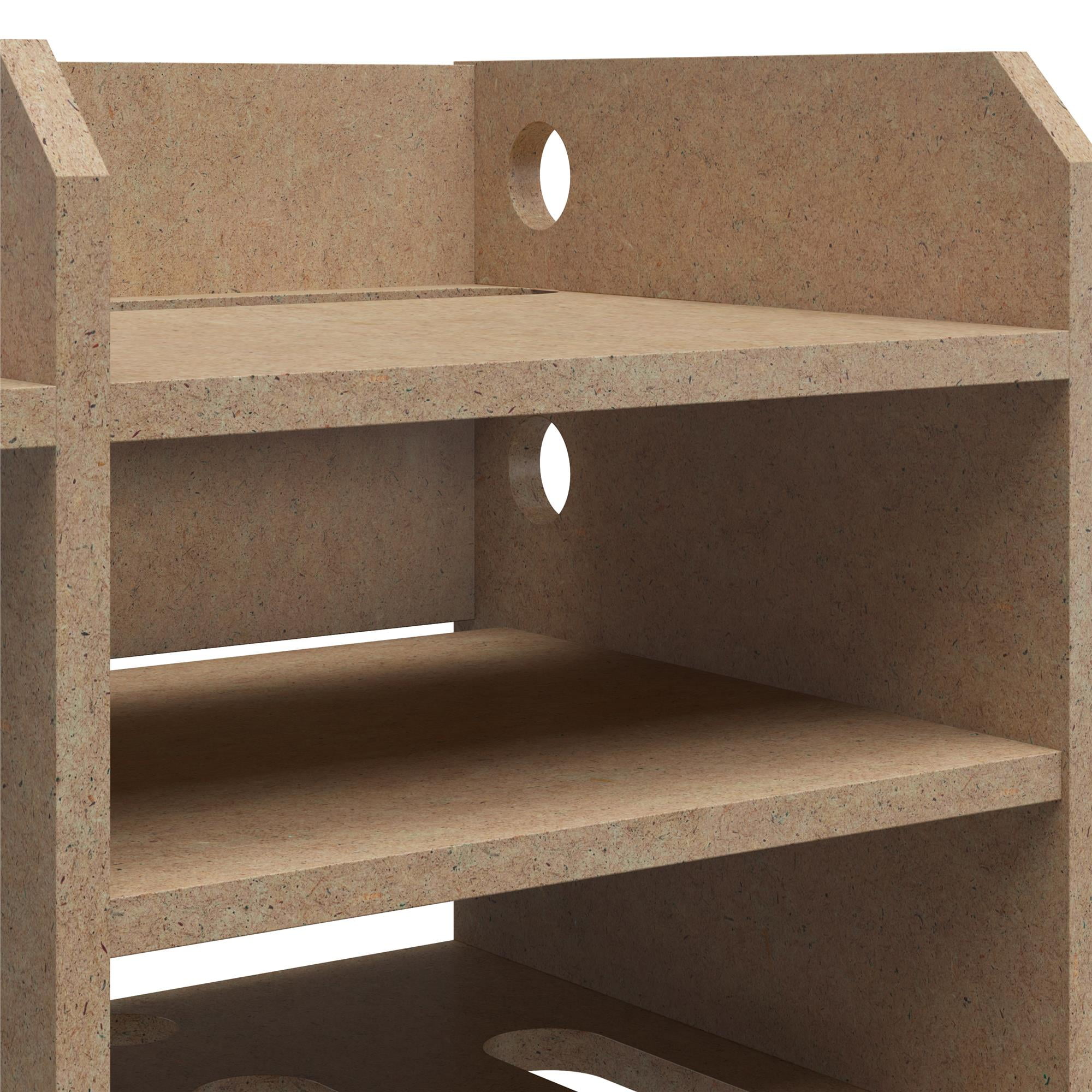Systembuild Evolution Benford Hanging Wall Mount Tool Organizer, Raw Board