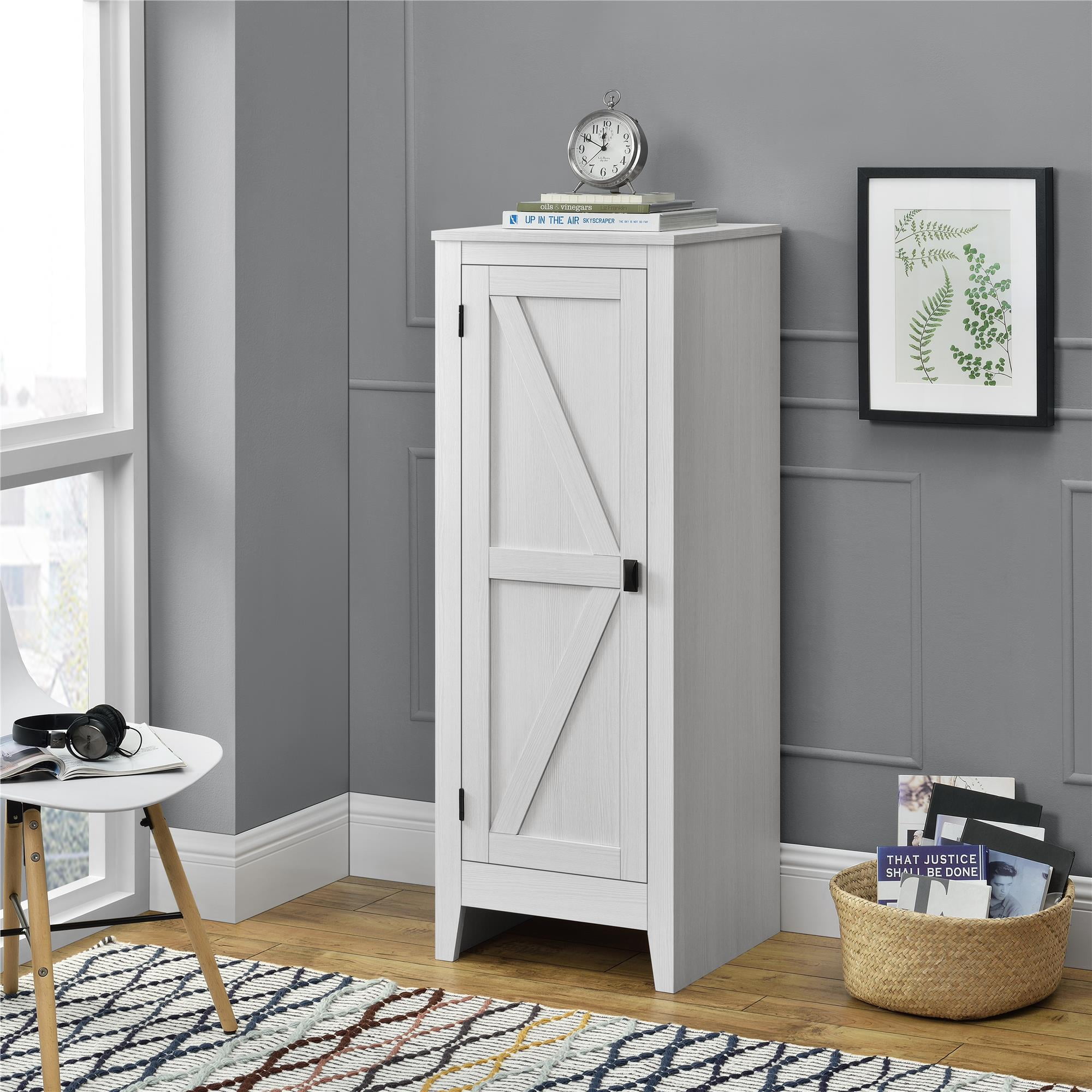 Farmington Ivory Pine Adjustable Office Storage Cabinet