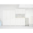 thumbnail image 1 of Systembuild Evolution Kendall 16" Stackable Garage Storage Cabinet, White, 1 of 15
