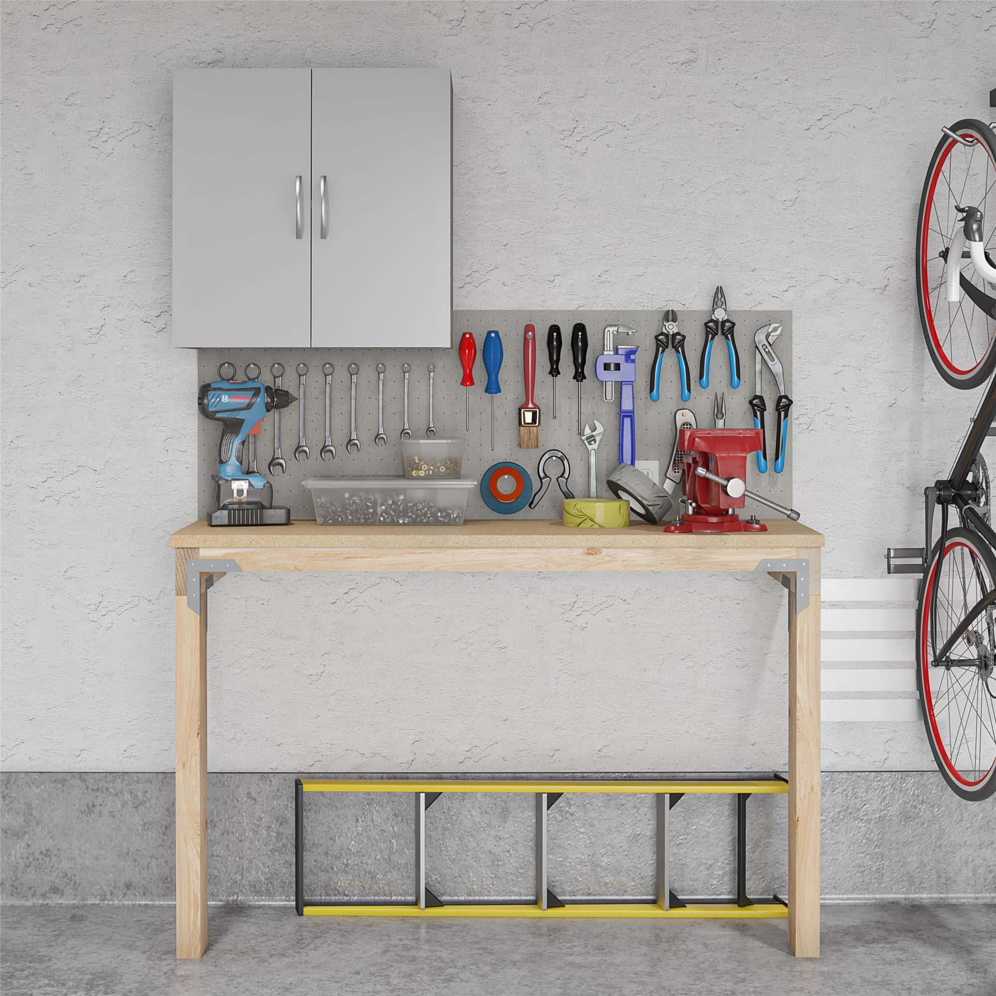Systembuild Evolution Lory 24" Wall Cabinet, Dove Gray