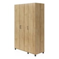 thumbnail image 1 of Systembuild Evolution Lory 3 Door Wardrobe with Clothing Rod in Natural, 1 of 11