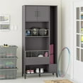thumbnail image 1 of Flex Sports Storage Cabinet, Graphite, 1 of 9