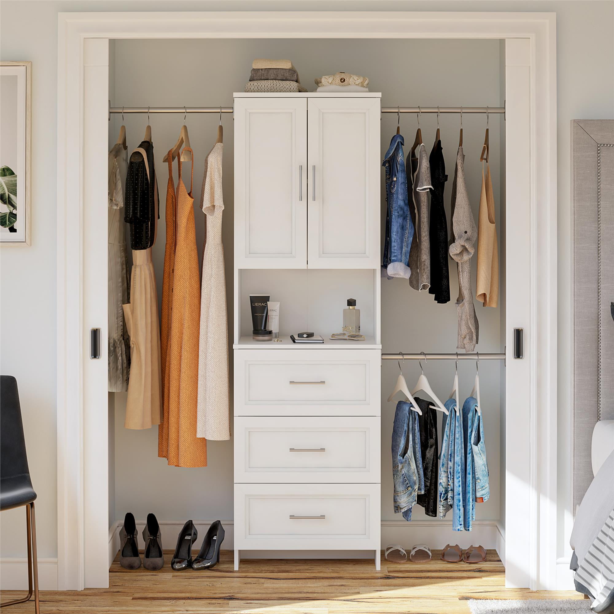 Systembuild Evolution Nevaeh Ridge 3 Drawer Bedroom Wardrobe
