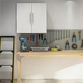 thumbnail image 1 of Systembuild Evolution Westford 24" Garage Storage Wall Cabinet, Ivory Oak, 1 of 17