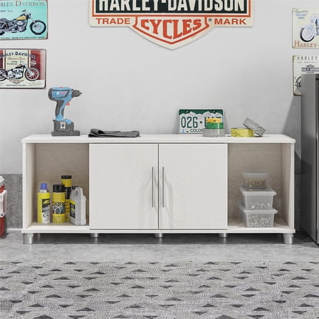 Camberly Shoe Storage Bench, Ivory Oak