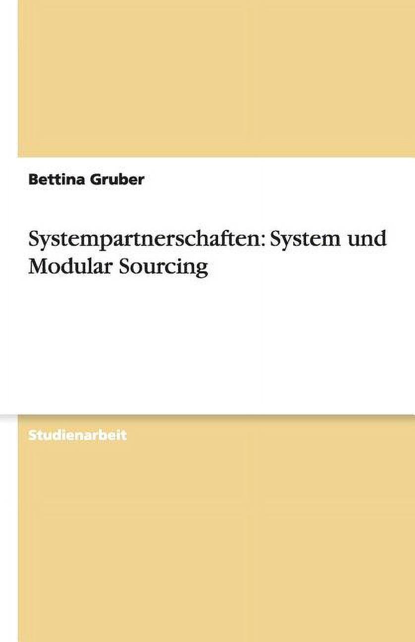 Systempartnerschaften System Und Modular Sourcing