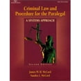 thumbnail image 1 of Pre-Owned Criminal Law & Procedure for the Paralegal: A Systems Approach (Paperback) 0766819655 9780766819658, 1 of 1