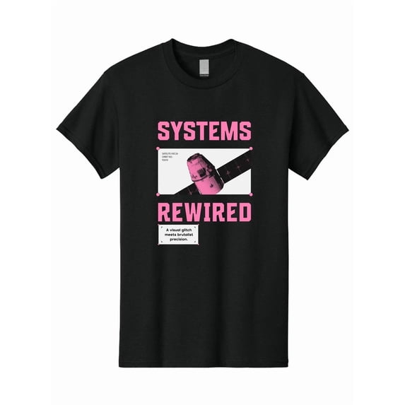 Systems Rewired Satellite Glitch Art Cyberpunk Sci-Fi Hacker Tech ...