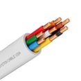 thumbnail image 1 of Syston 18/8 Thermostat Doorbell HVAC Heating Control Cable Wire, 100% Solid Copper Conductors CL3R/FT4/CMR Riser-Rated UL/ETL Listed, UV Resistant RoHS for Indoor/Outdoor Low Voltage Applications Use, 1 of 8