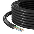 thumbnail image 1 of Syston Direct Burial Cat 6E Ethernet Network Cable 600 MHz, Bulk UTP 23 AWG Outside Plant (OSP) - Rated, Pure Bare Copper Wire, Waterproof Water Blocking Gel-filled for Outdoor Wet Location Using, 1 of 7