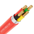 thumbnail image 1 of Syston Fire Alarm Security Burglar Station Wire Cable, 14/4 500 ft Solid Copper Shielded FPLP/CL3P/FT6/CMP Plenum-Rated UL/ETL Listed, 14 Gauge 4 Conductors UV Resistant RoHS for Indoor/Outdoor Use, 1 of 7