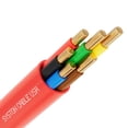 thumbnail image 1 of Syston Fire Alarm Security Burglar Station Wire Cable, 18/6 1000 ft 100% Solid Copper Unshielded FPLP/CL3P/FT6/CMP Plenum-Rated UL and/or ETL Listed, 18 Gauge UV Resistant RoHS for Indoor/Outdoor Use, 1 of 6