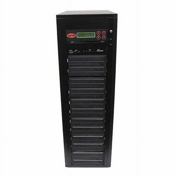 Systor   1-11 Disc Duplicator with USB  SD & CF to Disc Backup Copier Tower