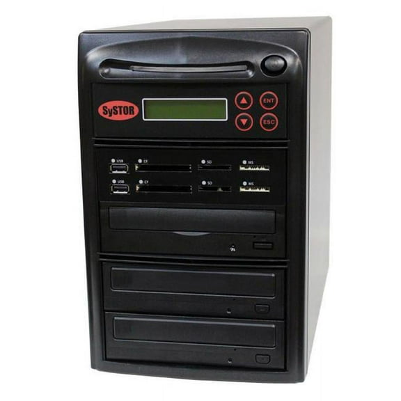 Systor   1-2 Multi-Media Center with USB  SD & CF & Disc Duplicator
