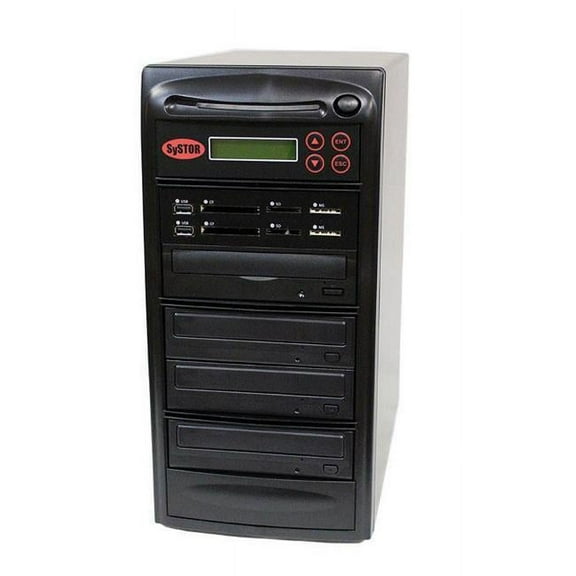 Systor   1-3 Multi-Media Center with USB  SD & CF & Disc Duplicator