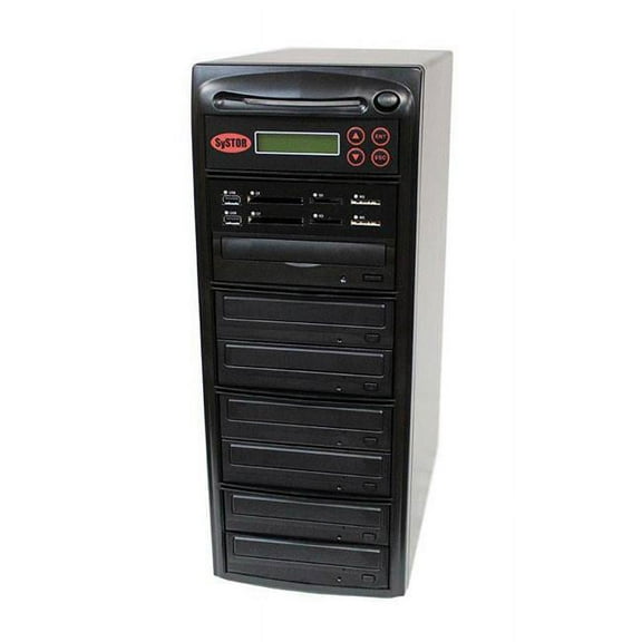 Systor 1-6 Multi-Media Center with USB SD & CF & Disc Duplicator