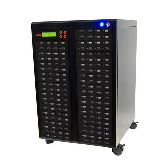 Systor 1 to 167 USB Duplicator & Sanitizer 2GB & Min Standalone Multiple Flash Memory Copier & Storage Drive Eraser, Speeds Up to 33MB & Sec