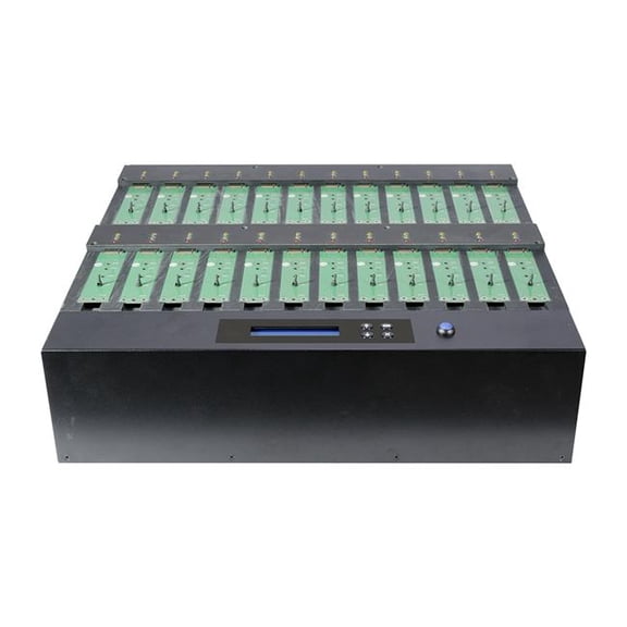Systor 1 to 23 M.2 NVMe & Sata Duplicator & Sanitizer Up to 9GB & Min for PCIe M2 Drives