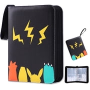 Sytle-Carry 400 Card Holder Binder 4 Pocket Trading Cards Album Card Trading Binder Trading Card Collector Gift