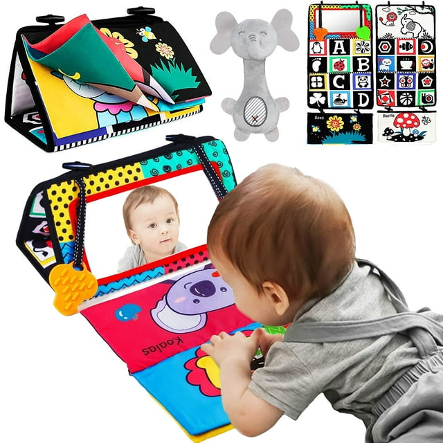 Best Black And White Baby Toys 0-6 Months 15 Inch Tummy Time