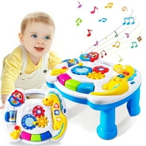 Sytle-Carry Busy Toddler Activity Table Infant Learning Toy, Baby Toys 6 to 12 Months, Early Learning Baby Toys