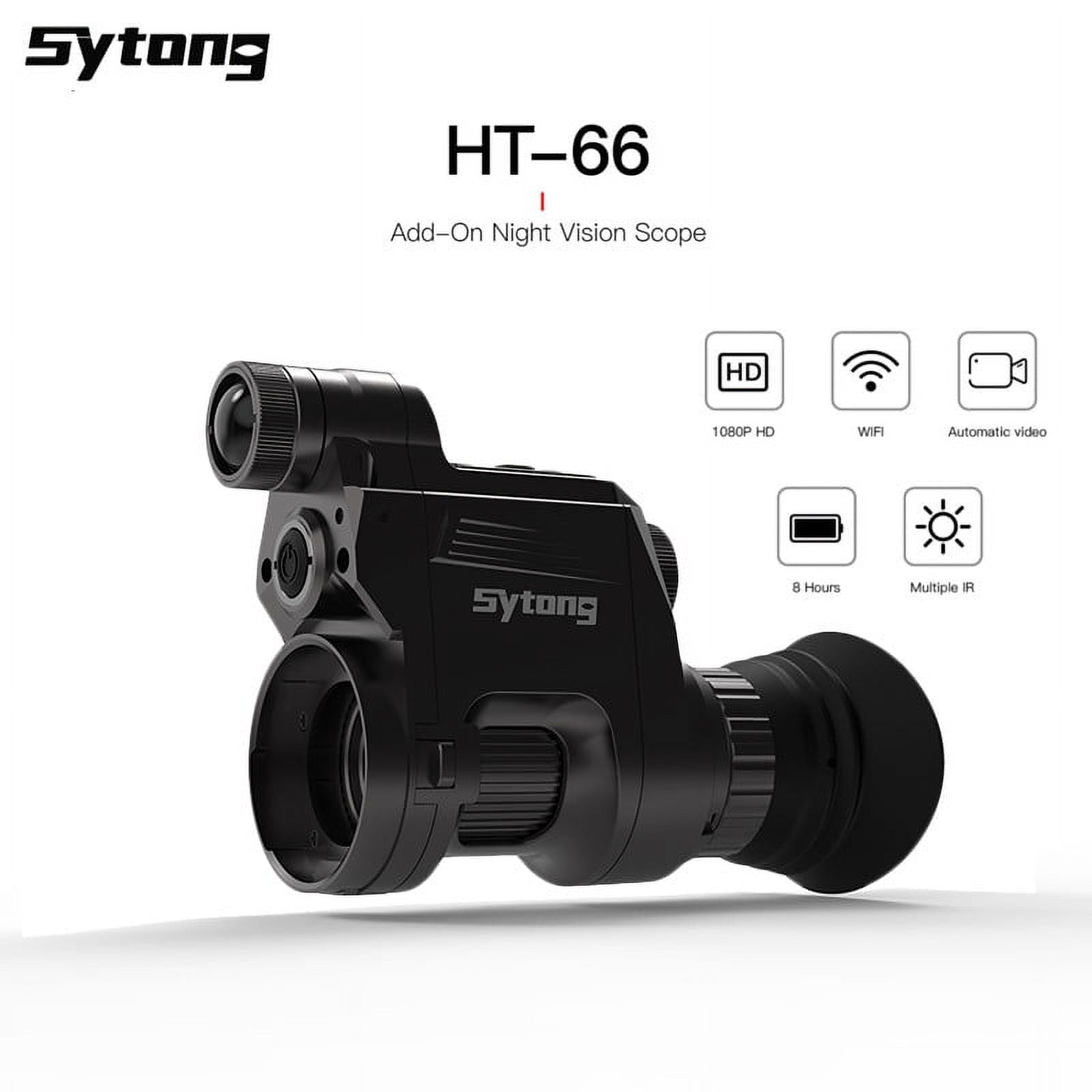 Sytong HT66 Digital Night Vision Rifle Scope Withstand 6000 J Mount on