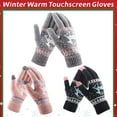 thumbnail image 1 of Syvvy Christmas Winter Gloves,Soft warm Knit,Elastic Cuff,Touch Screen Gloves for Men and Women Winter Cycling,Driving,Texting,Grey, 1 of 7