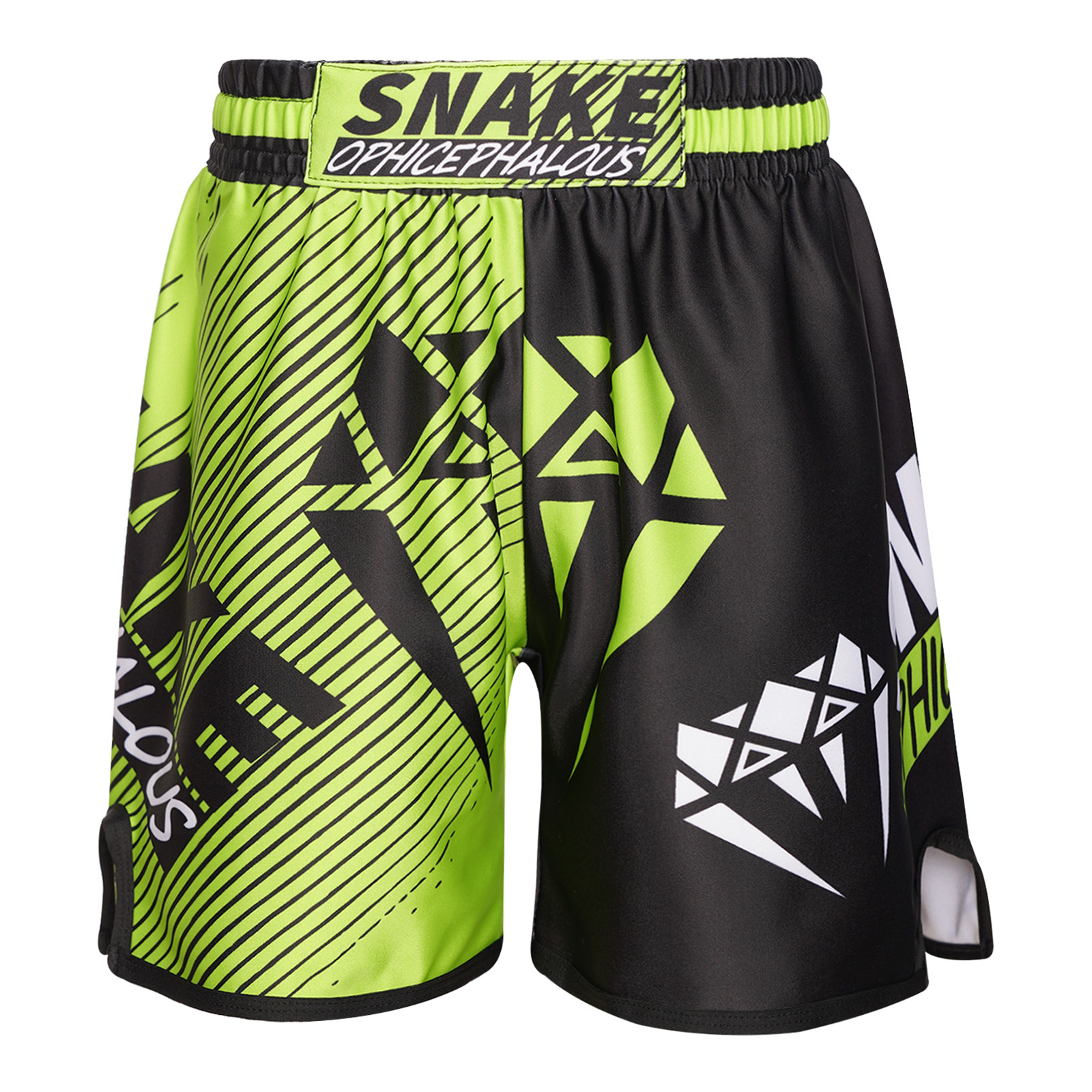 Short De Boxe Muay Thai/MMA Pour Enfants Garçons - 100% Polyester Satiné - Tailles 6 à 16 (5-6 Ans à 15-16 Ans) - Pour Entraînement, Compétition