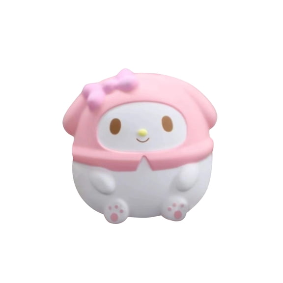 Syznb 3.15 Inch Cute Kawaii Character Squeeze Toy, Soft Slow Rising Stress Relief Sensory Fidget for Anxiety, Cartoon Animal Desktop Decor, Party Favor for Kids Adults (Pink)