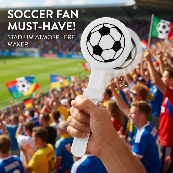 Syznb Football Hand Clapper Toy, Plastic Noise Maker Slap Hand Prop for Sports Events, Sturdy Cheering Accessory for Summer Parties Stadiums Pep Rallies, 11 inch