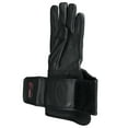 thumbnail image 1 of Sz 10 Hilason Bull Riding Gloves Pro Rodeo Leather Black Left Hand, 1 of 6