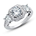 thumbnail image 1 of Sz 11 Sterling Silver Cubic Zirconia CZ Promise Engagement 2.15 ct.tw Band Ring, 1 of 1