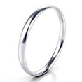 thumbnail image 1 of Sz 4.5 Solid 10K White Gold 2MM Round Dome Comfort Fit Wedding Band Ring, 1 of 7