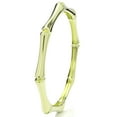 thumbnail image 1 of Sz 5.0 Solid 10K Yellow Gold 2MM Bamboo Eternity Stackable Comfort Fit Wedding Band Ring, 1 of 5