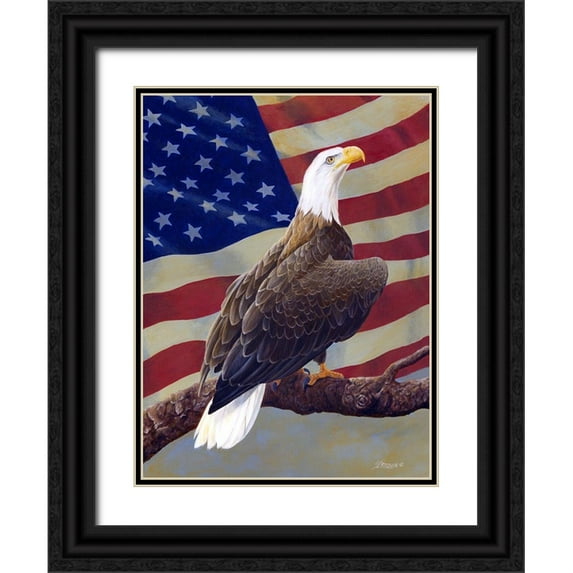 Szatkowski, Fred 19x24 Black Ornate Wood Framed with Double Matting Museum Art Print Titled - In All Its Glory